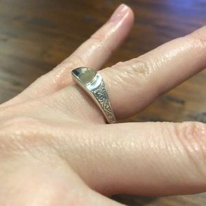 EUC Brighton two tone Sterling silver .925 band